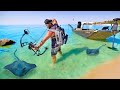 Solo spearing giant stingrays catch  cook 200 stingrays