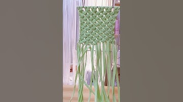 Macrame knot tutorial with lovely T-shirt yarn. Part one. To be continued...#eousemacrame #macrame