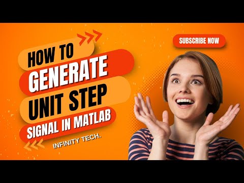How to generate unit step signal in MATLAB