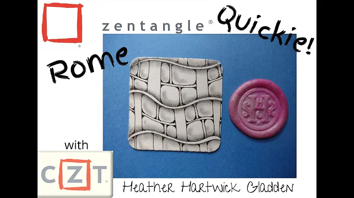 Rome | Zentangle Quickie