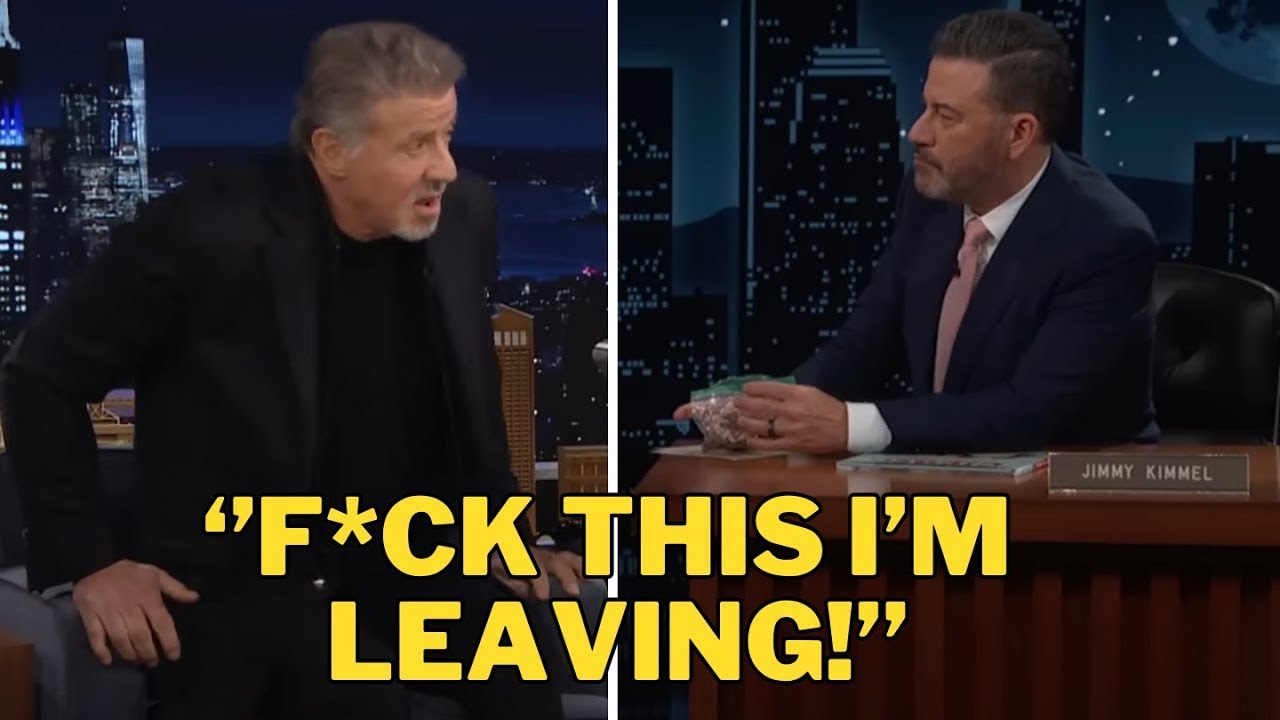 Stallone Walks Out on Jimmy Kimmel After Brutal Exchange – ‘You Went Too Far!’