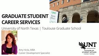 Graduate Student Career Services