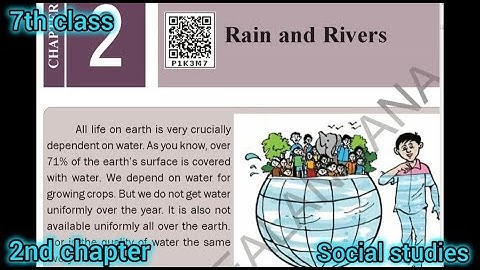 7th class Social studies 2nd lesson Rain and Rivers TS & AP || @Vidhya91