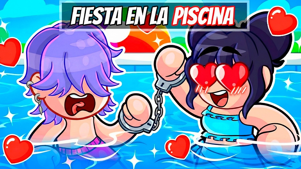 Atrapado con una FAN LOCA en una FIESTA de la PISCINA en ROBLOX!