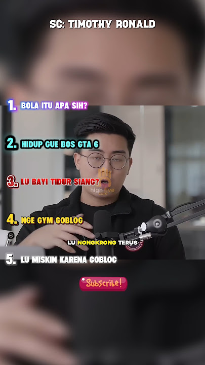 TOP 5 MOMEN TIMOTHY RONALD 