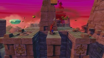 Crash bandicoot   The lost city 100% ALL BOXES green gem