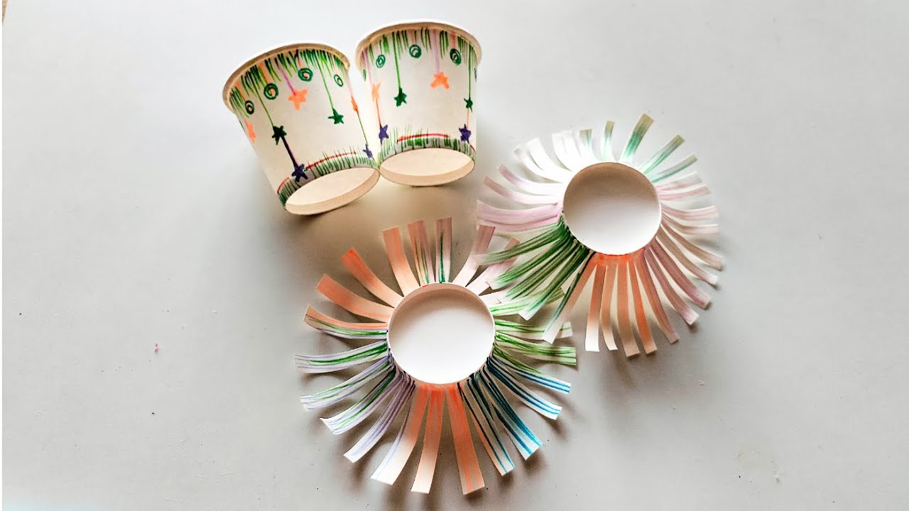 How to make paper cup lantern for christmas decorations | paper cup ...