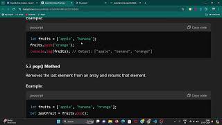 push(),pop(),shift(),unshift() array methods in JavaScript explained in Bengali #bengalicoding