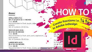 How to create fractions in Adobe® InDesign® screenshot 3