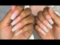 Watch Me Do My Nails | Acrylic Glow In The Dark Nails | Ombré Nails