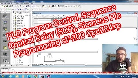PLC Program Control, Sequence Control Relay (SCR), Siemens Plc Programming s7-200 Cpu224xp