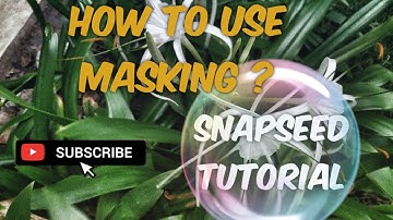 How to use masking tool - Snapseed mobile