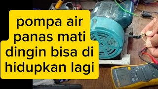 How to fix a dead hot water pump and cold water pump so it can turn back on.