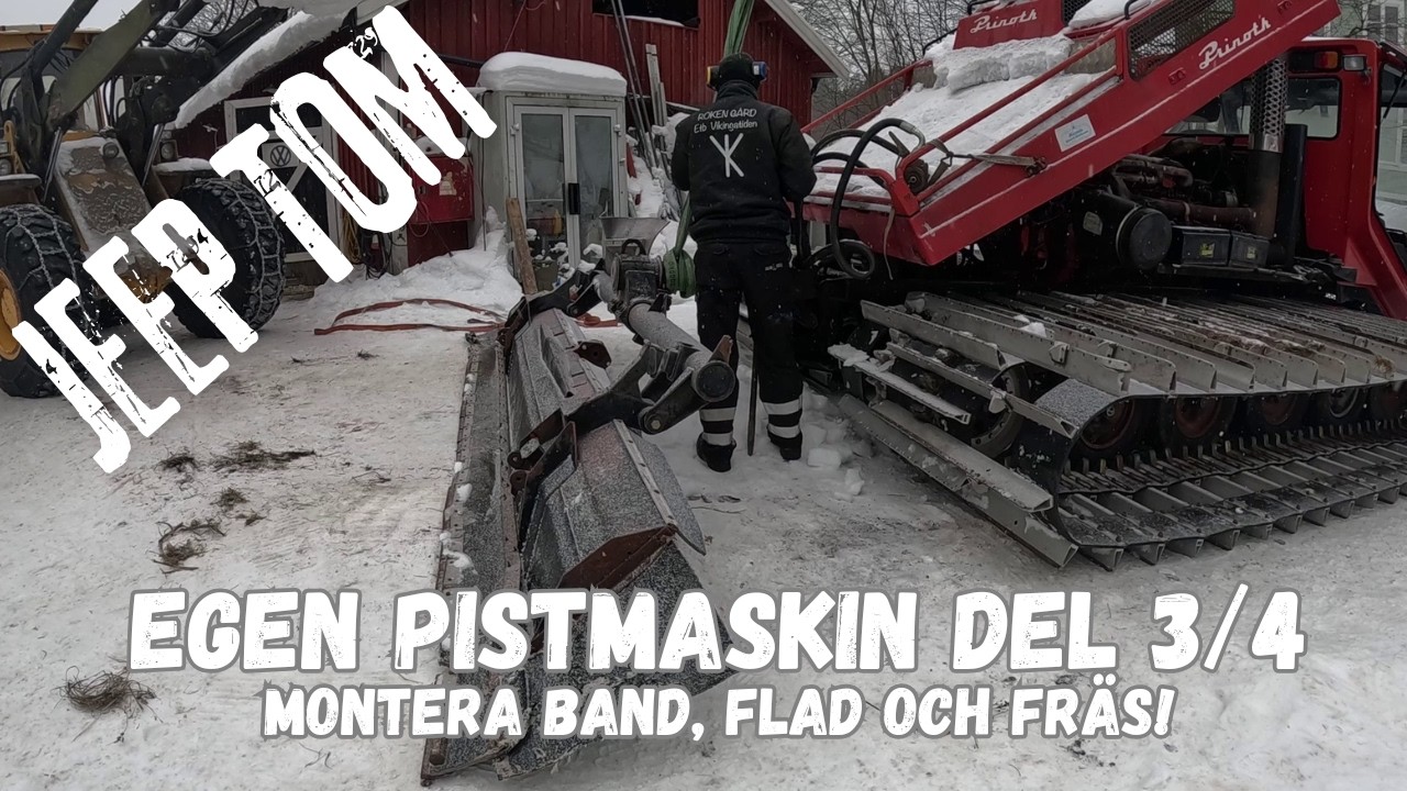 Jeep Tom - Pistmaskin - Band, Blad och Snöfräs åker på!