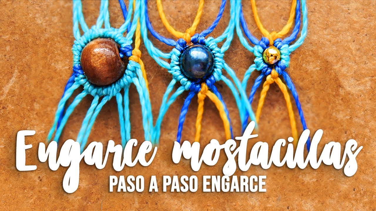 3 Engarces Con Mostacillas » 📌 básico de macrame | diy  ● Basic