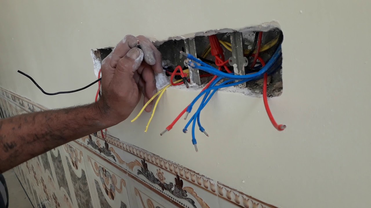 طريقتي في ربط الكهرباء(فديو تعليمي )قيس الزيداوي ٠٧٧١٣٠٤٦٣٤٤