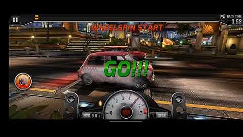 Classic Mini Cooper year 1275s in the drag race tier 1