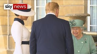 President Trump meets Queen at Buckingham Palace