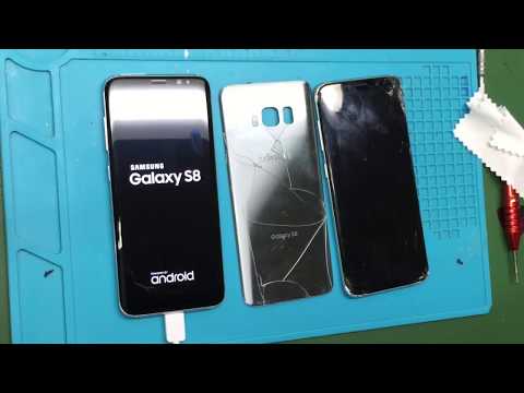Samsung galaxy  S8 cambio de pantalla y chasis fácil