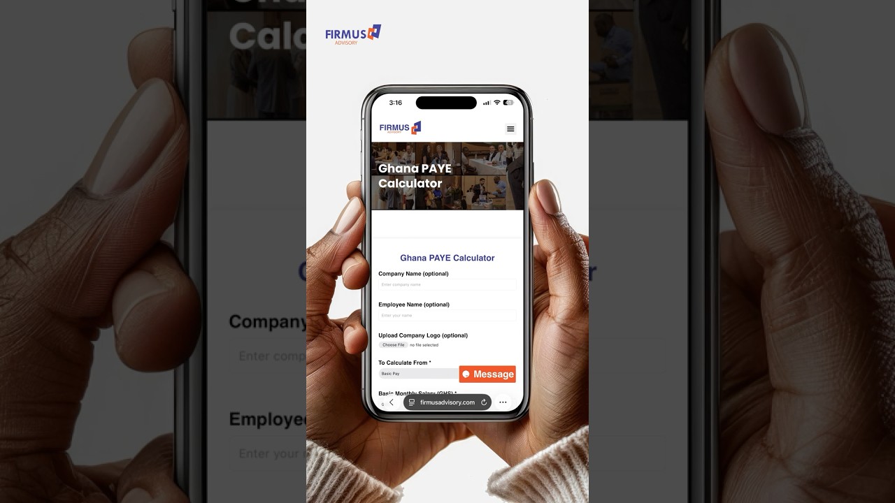 ⁣Understanding Your Payslip in Ghana: How to Calculate PAYE Tax Easily with the Firmus PAYE Tool