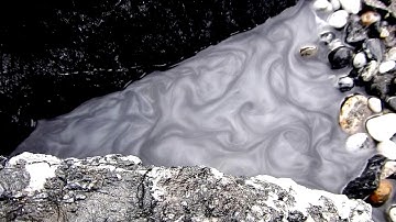 Trippy Swirly Suspended Sediment