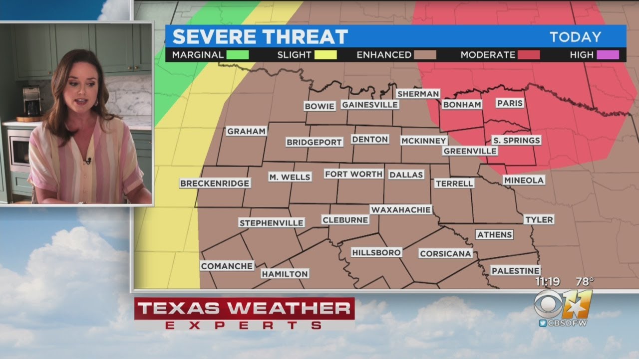 Severe Weather Possible Tuesday Evening - YouTube