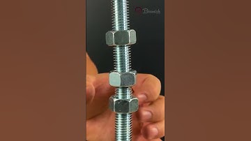 Easy way to join threaded rods! #simple #threadedrods #joint #trick