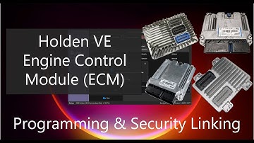 Holden VE Commodore Engine Control Module (ECM) Programming and VIN Security Linking E39 E69 E77 E38