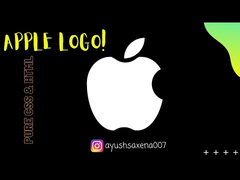 APPLE LOGO || PURE CSS & HTML🔥🔥🔥