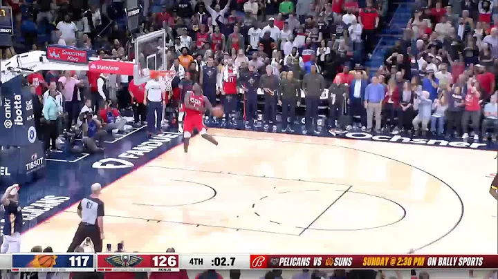 Zion Williamson Game-Ending 360° Windmill Dunk vs. Suns 12/9/2022