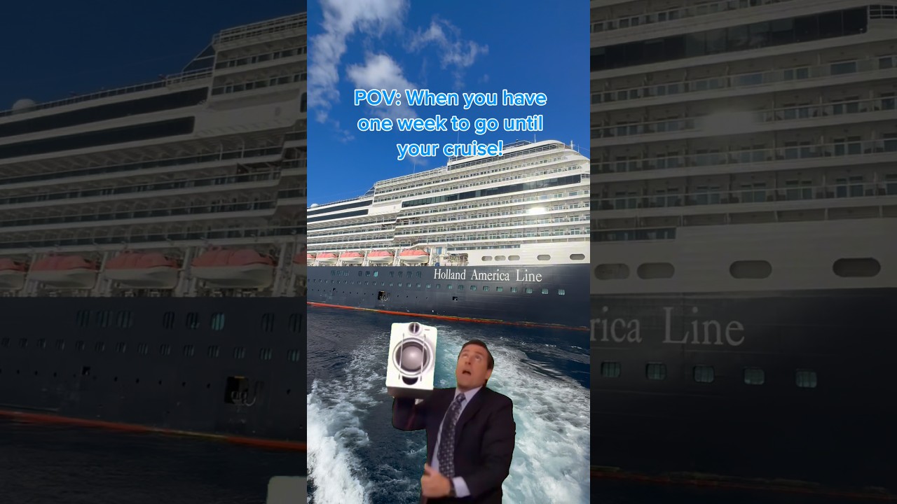 POV: When you have one week to go until your cruise!  #CruiseLife #Cruising