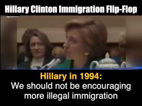 Hillary Clinton flip-flops on healthcare for illegal aliens