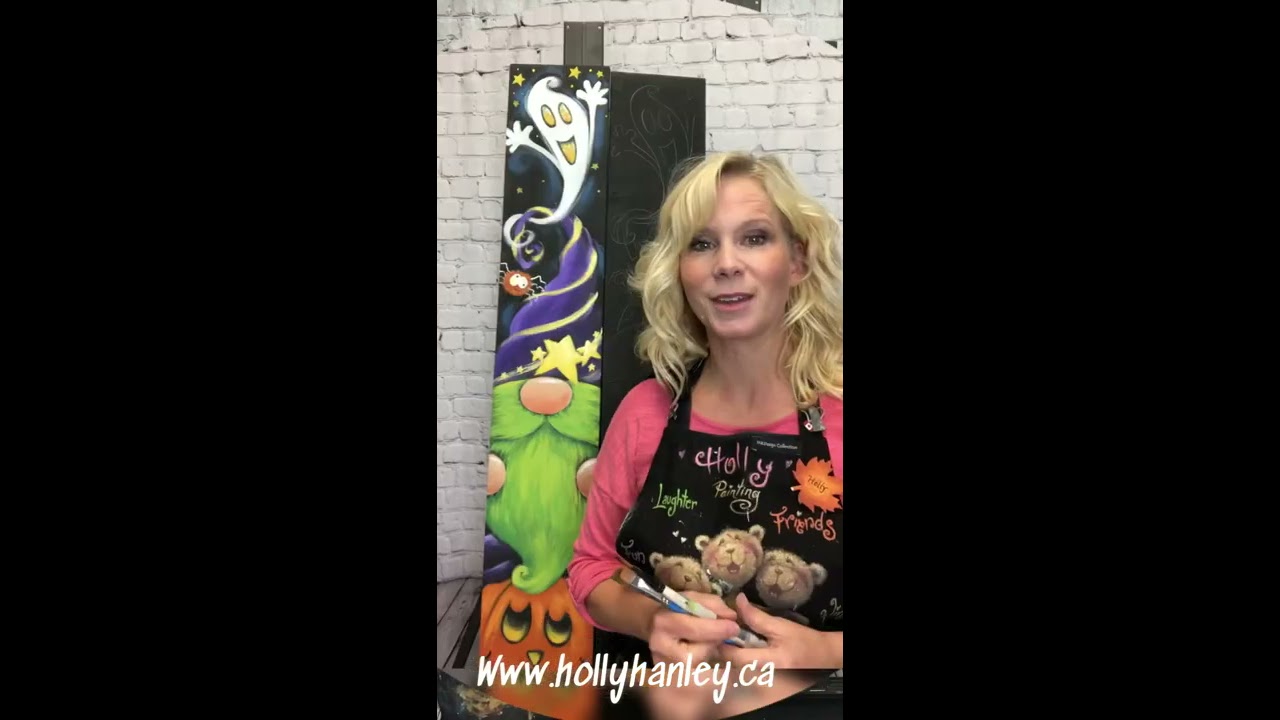 Trick or Treat Gnome board Tutorial by Holly Hanley