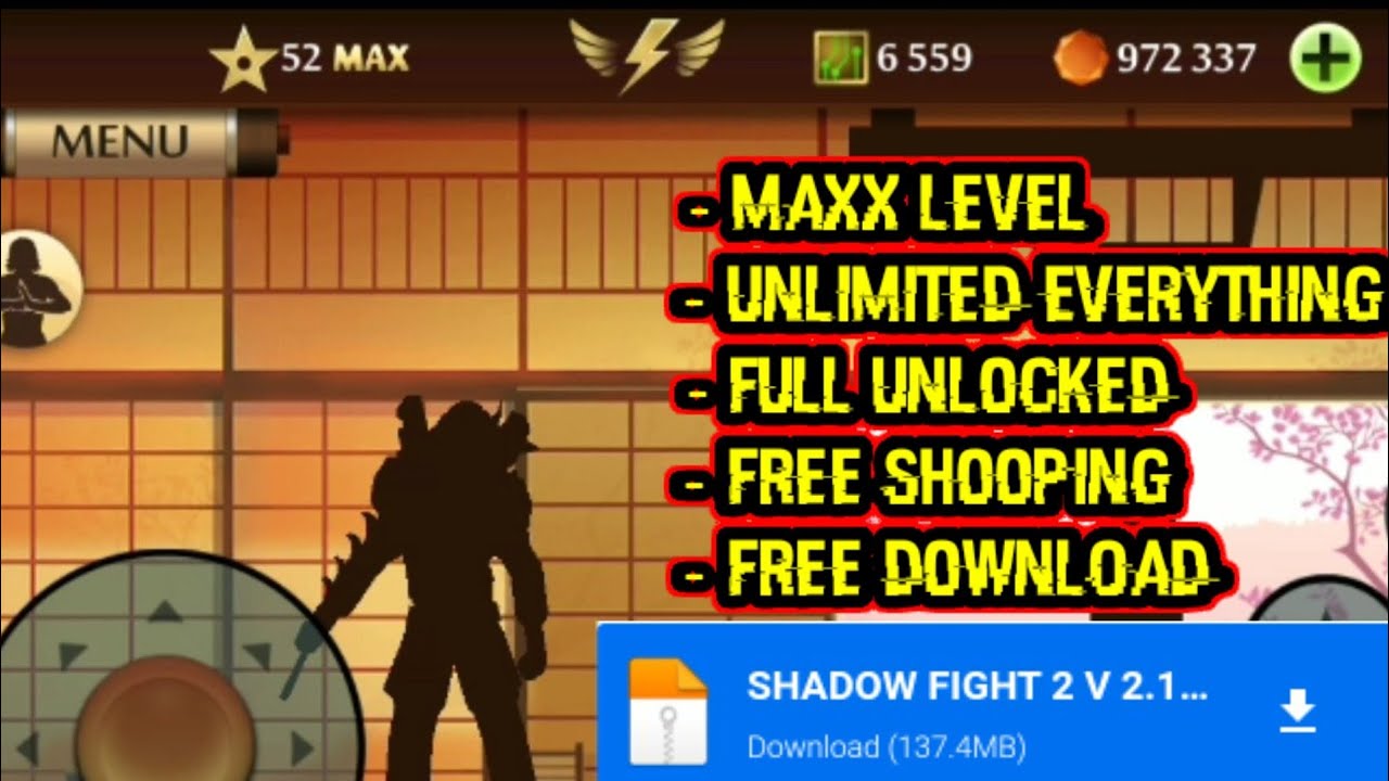 Shadow Fight 2 Android Offline M0D New Version 2.10.0 YouTube