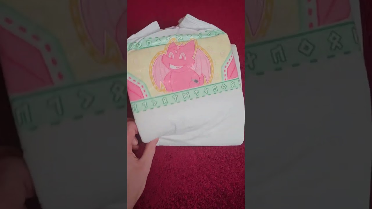 Tykables Camelots diaper unfolding