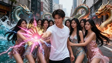 窮小子竟是武神，單挑200多人的幫派，惡霸首領當場跪地認老大！