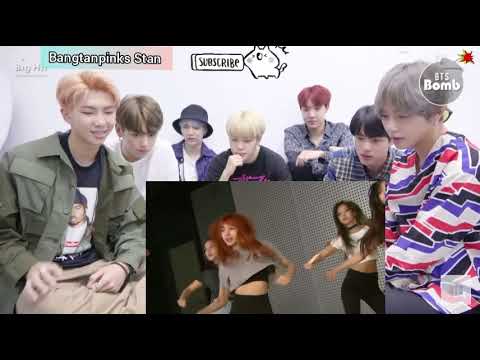 BTS Reaction to BLACKPINK - '마지막처럼(AS IF IT'S YOUR LAST)'DANCE PRACTICE ALTERNATIVE VERSION ARMYMADE