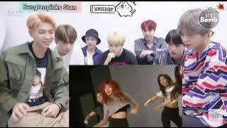 BTS Reaction to BLACKPINK - '마지막처럼(AS IF IT'S YOUR LAST)'DANCE PRACTICE ALTERNATIVE VERSION ARMYMADE