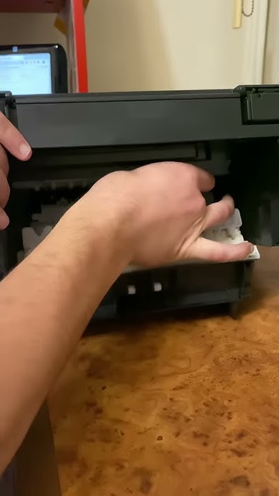 Как вытащить бумагу из принтера Canon Pixma MG5750 ? jak usunąć ...
