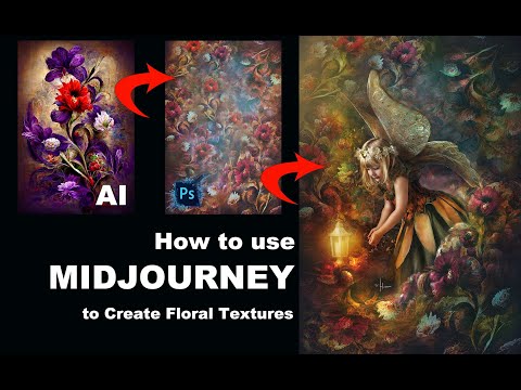 How to Create Floral Textures using MidJourney AI. | MidJourney | AI Art