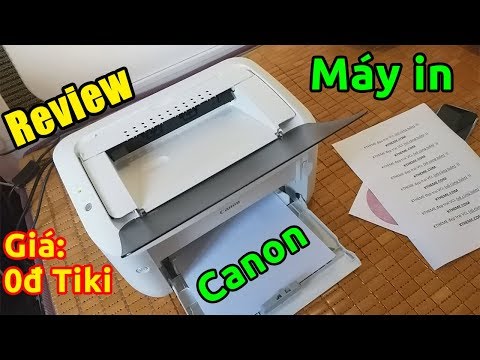 Mở hộp máy in 0 đồng trên Tiki (áp xu Tiki) | Laser Canon LBP 6030