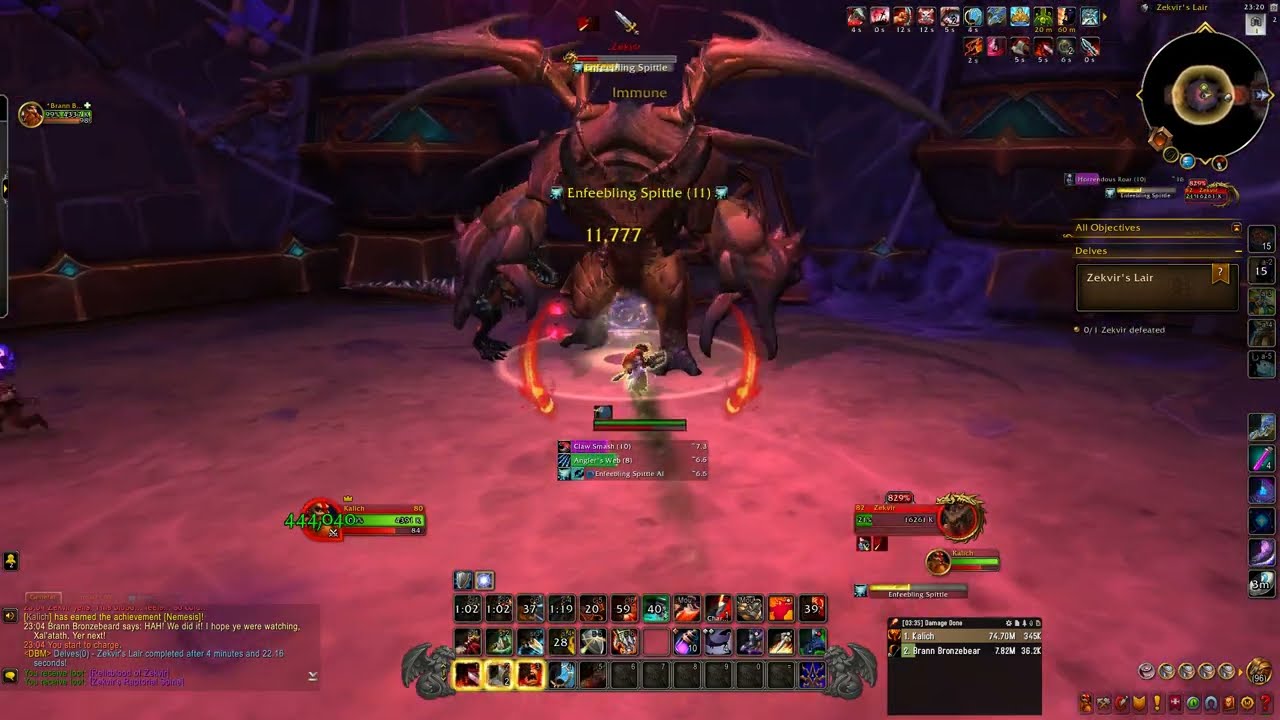 WOW Zekvir Solo Warrior Item level 588