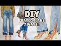 DENIM TRENDS 2022! 7 EASY Ways To Fray Jeans!  DIY with Orly Shani
