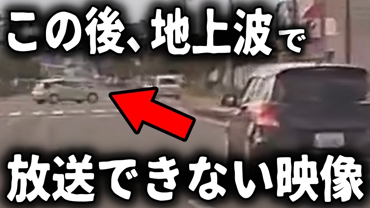 【ドラレコ】信号無視で自爆して大クラッシュした結果、このあと放送できない衝撃の瞬間【ゆっくり解説】