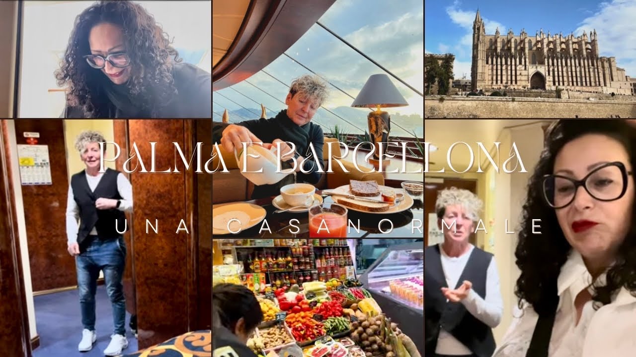 VLOG 29: 🛳️ MARE MOSSO LETTI DISFATTI E PIATTI BALLERINI TRA PALMA E BARCELLONA