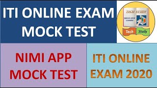 ITI ONLINE EXAM 2020 MOCK TEST | NIMI APP MOCK TEST | ITI & CITS MOCK TEST | screenshot 2