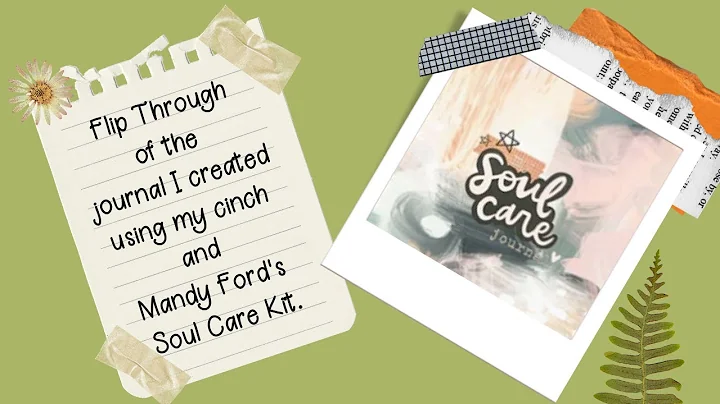 Flip through of my first cinch journal using Mandy...