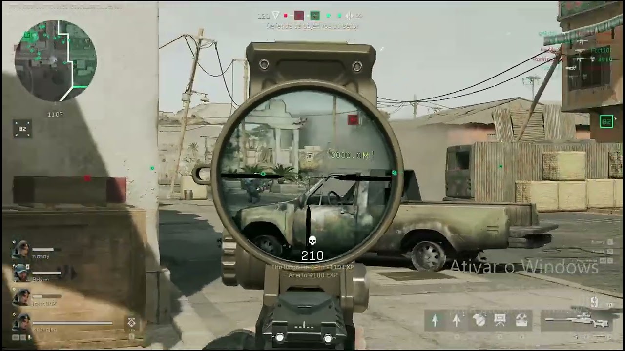 aquela partidinha insana de sniper no delta