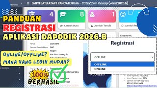 TRICKS FOR SUCCESSFUL DAPODIK REGISTRATION 2026.B