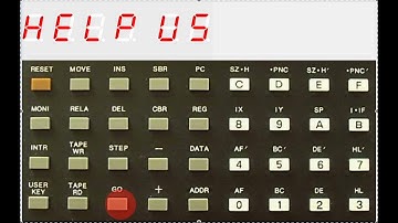 Micro-Professor MPF-I: Demo - flash HELP US